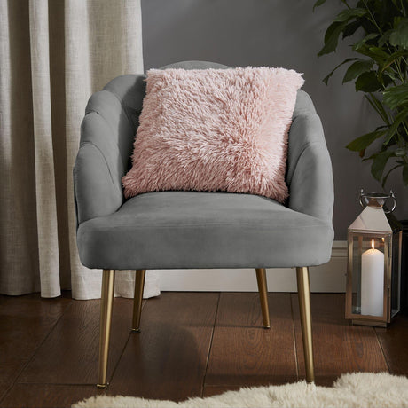 Catherine Lansfield Cuddly Soft Filled Cushion 45cm x 45cm (18" x 18") - Blush