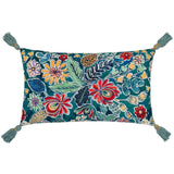 Adeline Floral Tasselled Cushion Cover by Wylder