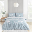 Catherine Lansfield Meadowsweet Floral Seaspray Blue Duvet Cover Bedding Set