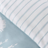 Catherine Lansfield Meadowsweet Floral Seaspray Blue Duvet Cover Bedding Set - Meadowsweet Floral Seaspray Blue