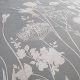 Catherine Lansfield Meadowsweet Floral White Duvet Cover Bedding Set - Meadowsweet White Grey Pink Duvet Set