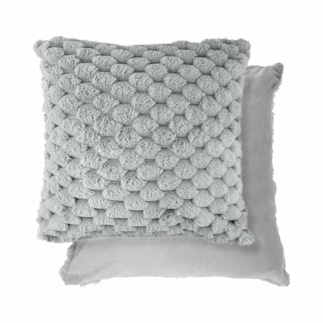 Lush Faux Rabbit Fur Cushion Cover 17" x 17" (43cm x 43cm) by Emma Barclay