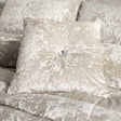 Catherine Lansfield Diamante Filled Cushion 45cm x 45cm - Natural