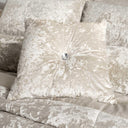 Crushed Velvet Diamante Filled Cushion 18" x 18" (45cm x 45cm) by Catherine Lansfield