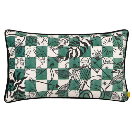 Mythos Checkerboard Cushion Cover 12" x 20" by furn.