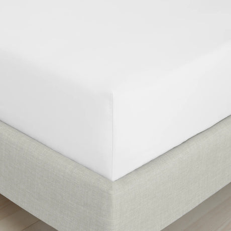 Bianca 200 Thread Count Cotton Percale Extra Deep Fitted Sheet