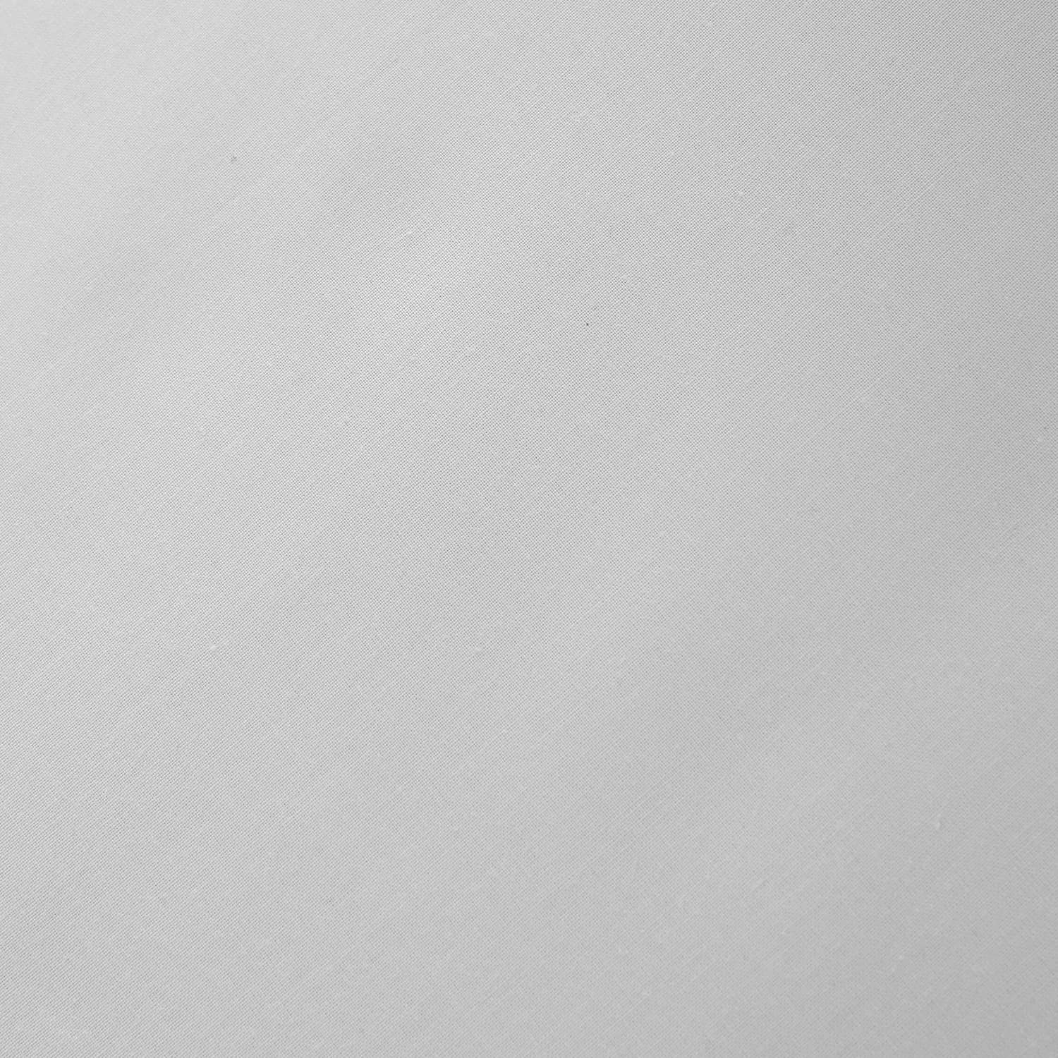 Bianca Fine Linens 200 Thread Count Percale 32cm Deep Grey 100% Cotton Fitted Sheet - 200 Thread Count Percale Fitted Sheet Grey