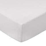 Bianca Fine Linens 200 Thread Count Percale 32cm Deep Grey 100% Cotton Fitted Sheet - 200 Thread Count Percale Fitted Sheet Grey