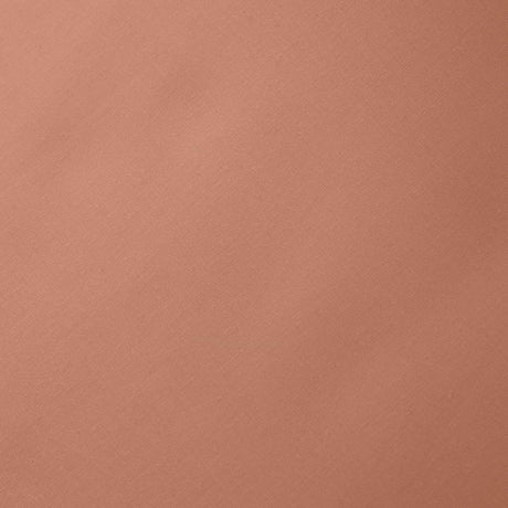 Bianca 200 Thread Count Percale 32cm Deep Clay 100% Cotton Fitted Sheet - 200 Thread Count Percale Fitted Sheet (1)