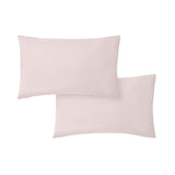 Bianca Fine Linens 200 Thread Count Cotton Percale Pillowcases - 200 Thread Count Percale Standard Pillowcase Pair Blush