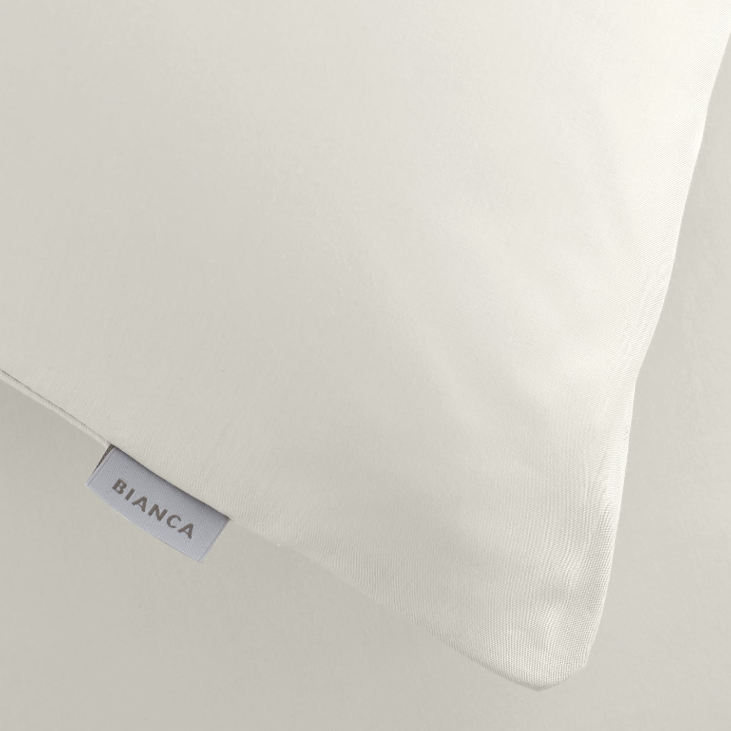 Bianca Fine Linens 200 Thread Count Cotton Percale Pillowcases - 200 Thread Count Percale Standard Pillowcase Pair Cream