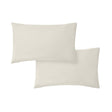 Bianca Fine Linens 200 Thread Count Cotton Percale Pillowcases - 200 Thread Count Percale Standard Pillowcase Pair Natural