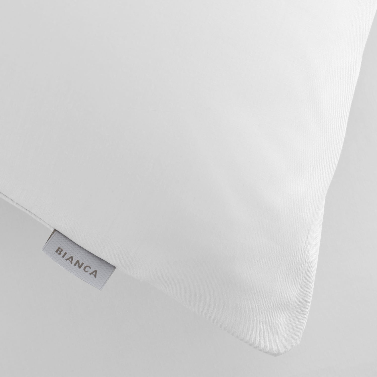 Bianca Fine Linens 200 Thread Count Cotton Percale Pillowcases - 200 Thread Count Percale Standard Pillowcase Pair White