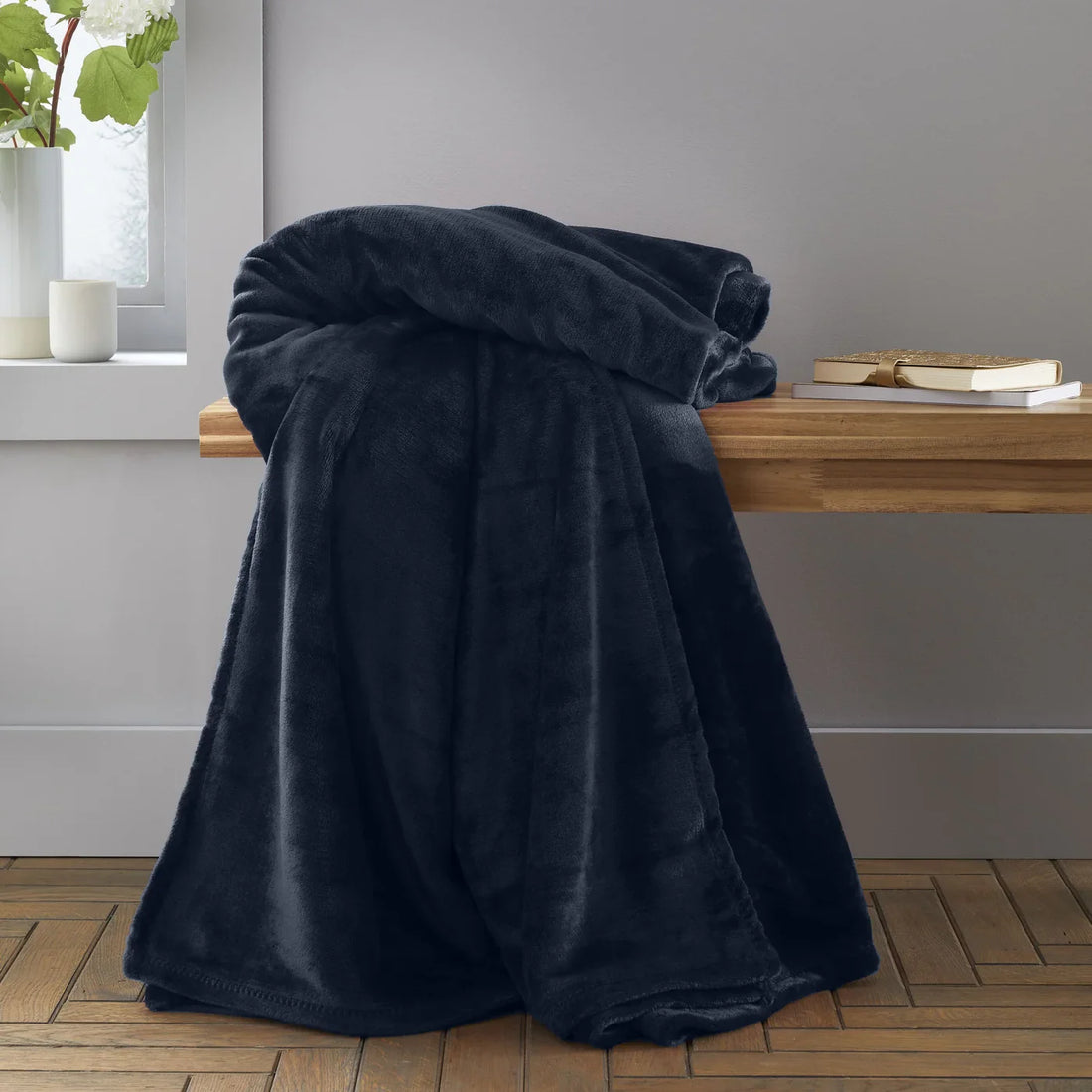 Catherine Lansfield Raschel Velvet Touch Throw – Blush Pink – 130cm x 170cm