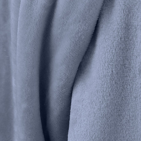 Catherine Lansfield Raschel Velvet Touch Throw – Blue – 130cm x 170cm / 200cm x 240cm - Raschel Blue Throw
