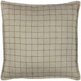 Linen Grid Check Cushion Cover 20" x 20" (50cm x 50cm) by Yard