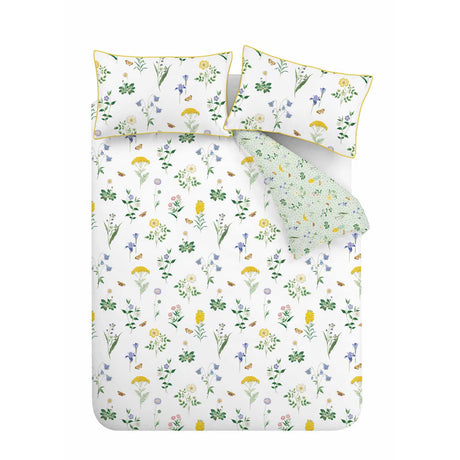 RHS Botanical Cottage Garden Cotton Duvet Cover Set 5