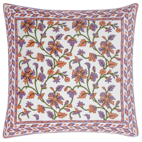 Mentera Cotton Velvet Cushion Cover 20" x 20" by Paoletti