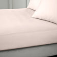 Bianca Fine Linens 400 Thread Count Sateen 36cm Deep Blush 100% Cotton Fitted Sheet