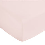 Bianca Fine Linens 400 Thread Count Sateen 36cm Deep Blush 100% Cotton Fitted Sheet - 400 Thread Count Cotton Fitted Sheet Blush