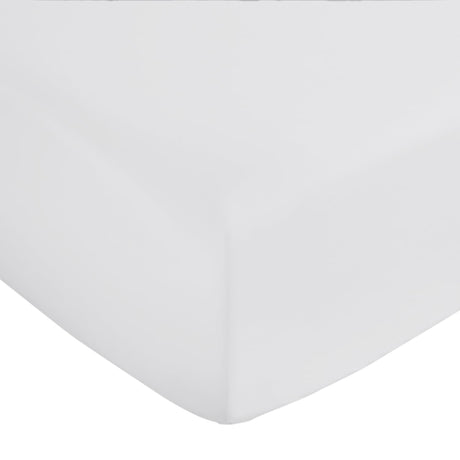 Bianca Fine Linens 400 Thread Count Sateen 36cm Deep Dove Grey 100% Cotton Fitted Sheet - 400 Thread Count Cotton Fitted Sheet Grey