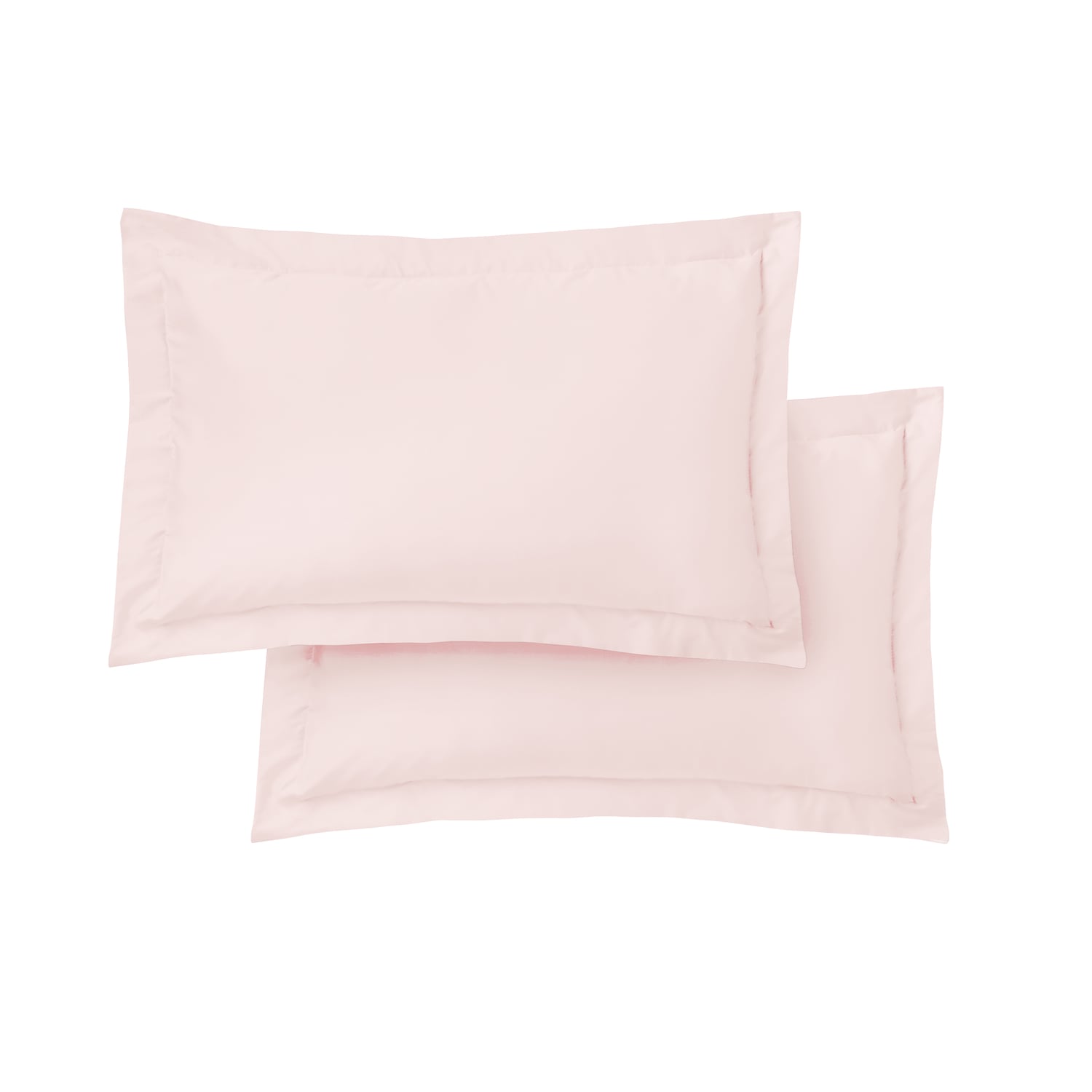 Bianca Fine Linens 400 Thread Count Cotton Sateen Pillowcases - 400 Thread Count Cotton Oxford Pillowcase Pair Blush