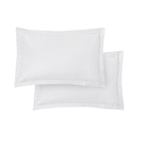 Bianca Fine Linens 400 Thread Count Cotton Sateen Pillowcases - 400 Thread Count Cotton Oxford Pillowcase Pair Grey