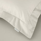 Bianca Fine Linens 400 Thread Count Cotton Sateen Pillowcases - 400 Thread Count Cotton Oxford Pillowcase Pair Oyster