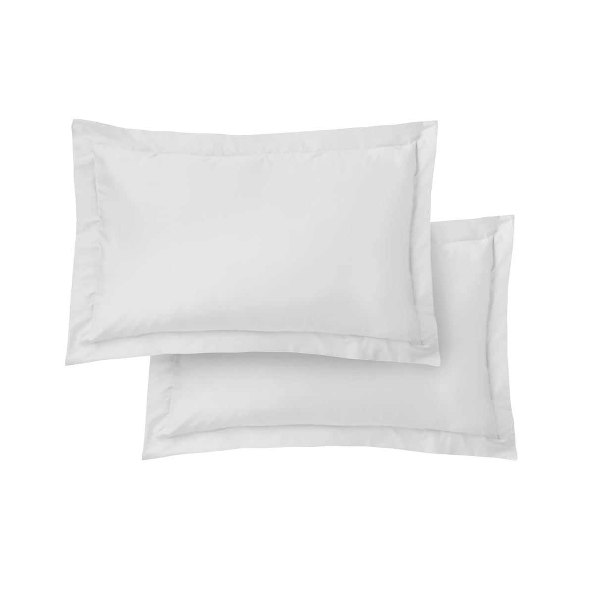 Bianca Fine Linens 400 Thread Count Cotton Sateen Pillowcases - 400 Thread Count Cotton Oxford Pillowcase Pair White