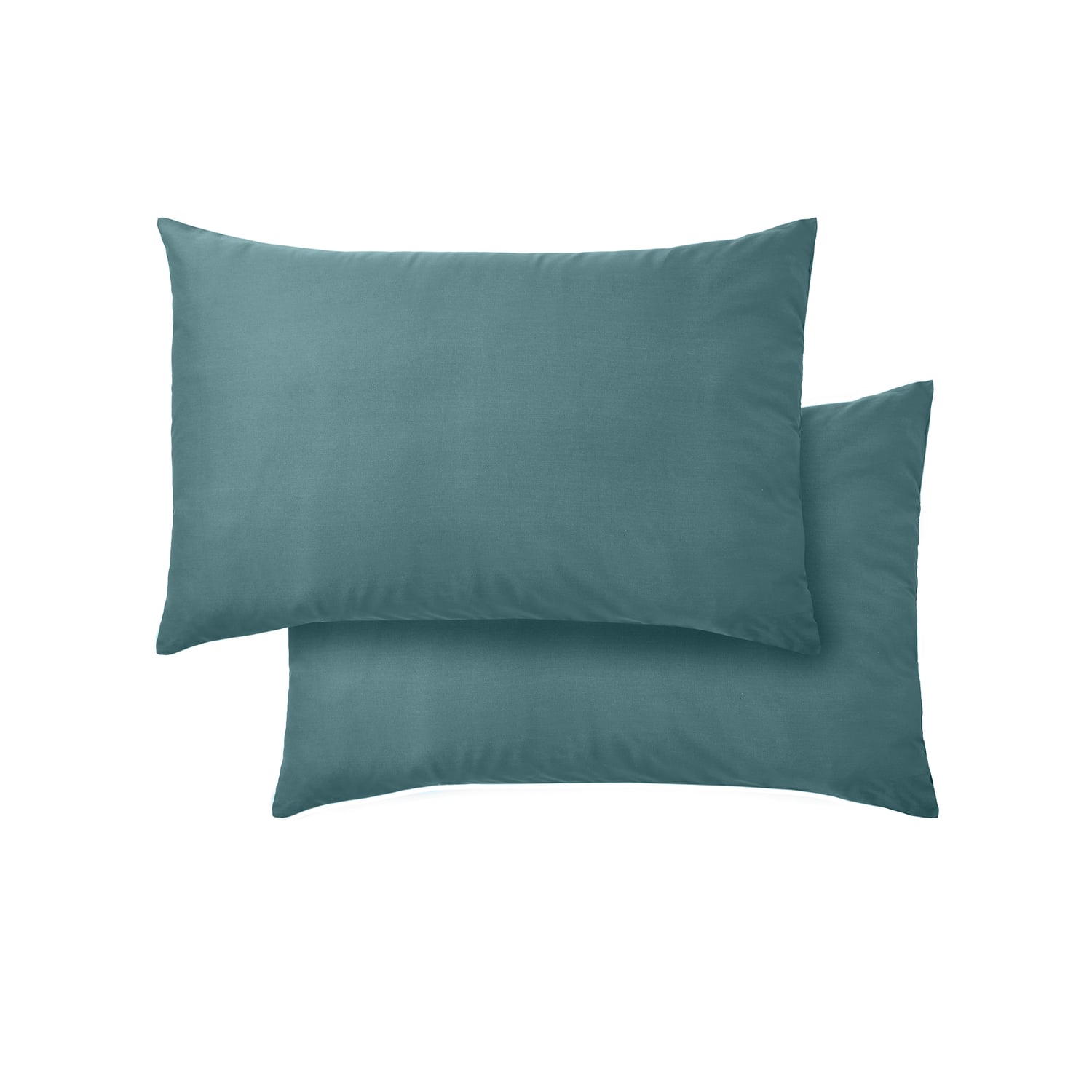 Bianca Fine Linens 400 Thread Count Cotton Sateen Pillowcases - 400 Thread Count Cotton Standard Pillowcase Pair Teal