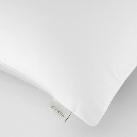 Bianca Fine Linens 400 Thread Count Cotton Sateen Pillowcases - 400 Thread Count Cotton Standard Pillowcase Pair White