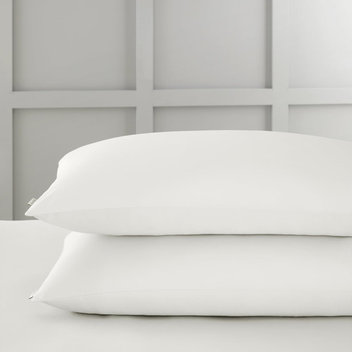 Bianca Fine Linens 400 Thread Count Cotton Sateen Pillowcases - 400 Thread Count Cotton Std Pillowcases Ivory