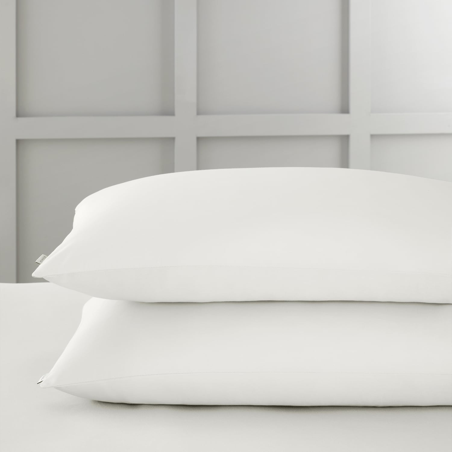 Bianca Fine Linens 400 Thread Count Cotton Sateen Pillowcases - 400 Thread Count Cotton Std Pillowcases Ivory