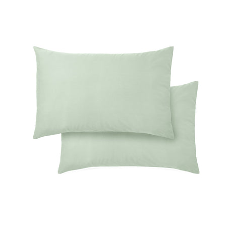 Bianca Fine Linens 400 Thread Count Cotton Sateen Pillowcases - 400 Thread Count Cotton Strandard Pillowcase Pair Green