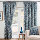 Aviary Tape Top Pencil Pleat Curtains by Sundour