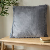 Catherine Lansfield Filled Cushion Winter Warmers 55cm x 55cm - Charcoal