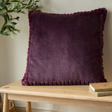 Catherine Lansfield Filled Cushion Winter Warmers 55cm x 55cm - Plum