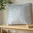 Catherine Lansfield Filled Cushion Winter Warmers 55cm x 55cm - Silver