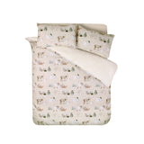 Catherine Lansfield Winter Friends Festive Christmas Duvet Cover Set - Natural - Winter Friends Duvet Set