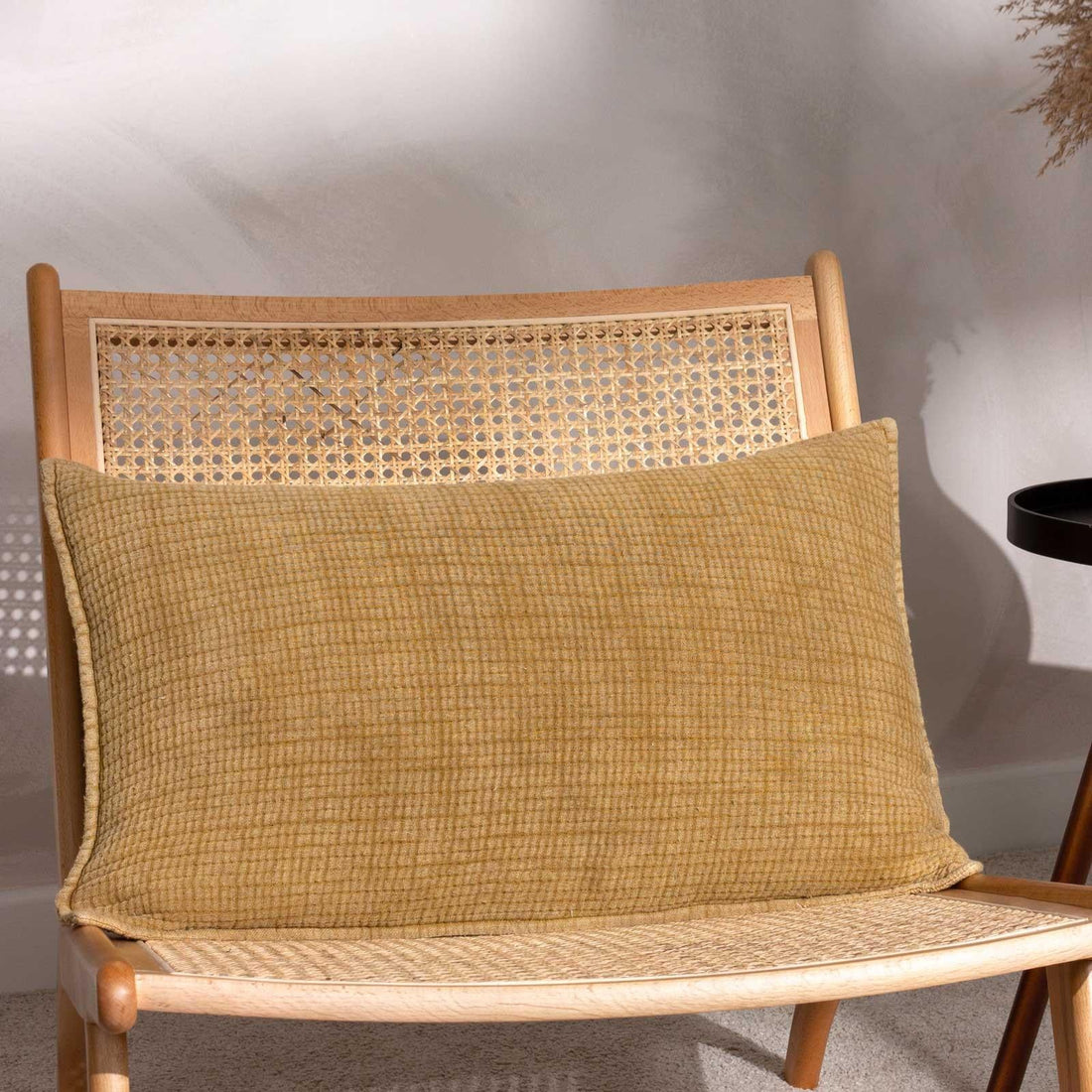Ribble 100% Cotton Honey Cushion Cover 40cm x 60cm