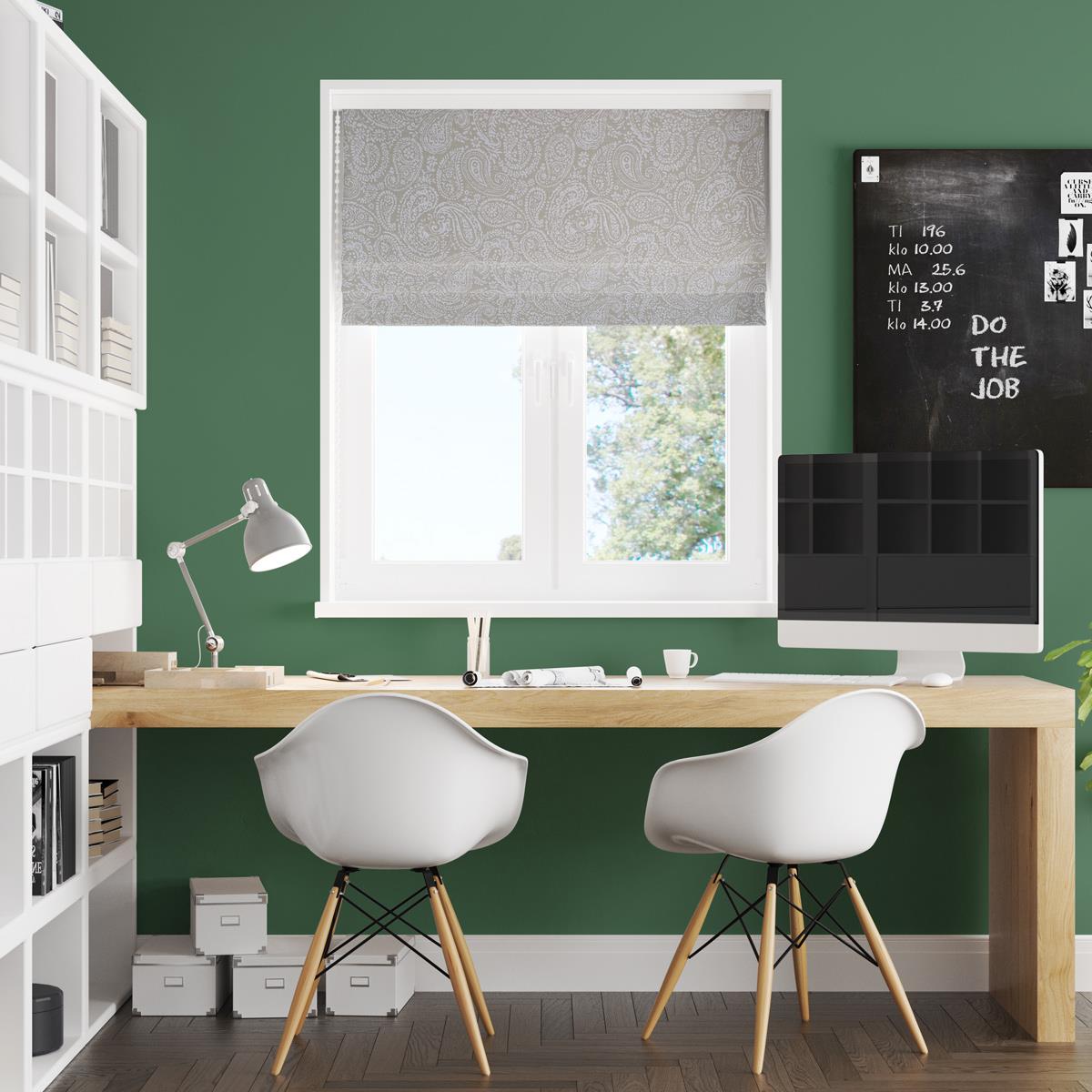 Langden Linen Made To Measure Roman Blind by Style Furnishings