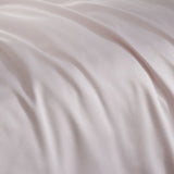 Catherine Lansfield Silky Soft Satin Blush Duvet Cover Bedding Set - Silky Soft Satin Duvet Set Blush