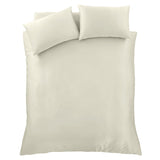 Catherine Lansfield Silky Soft Satin Duvet Cover Set - Champagne - Silky Soft Satin Duvet Set Champagne