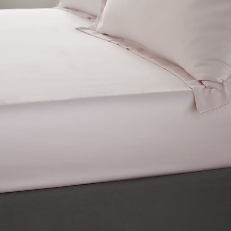 Catherine Lansfield Silky Soft Satin 30cm Deep Blush Fitted Sheet