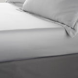 Catherine Lansfield Silky Soft Satin 30cm Deep Silver Fitted Sheet