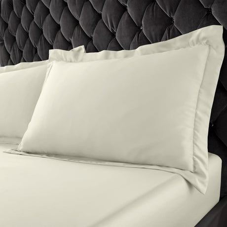 Catherine Lansfield Silky Soft Satin Pillowcases - Silky Soft Satin Oxf Pc Pair Champagne