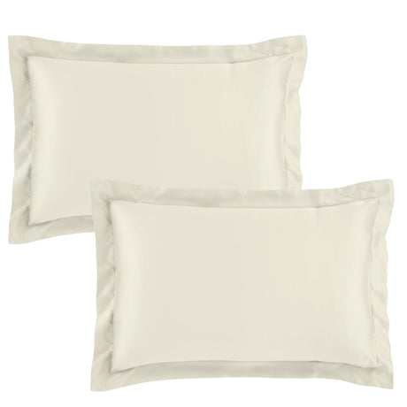 Catherine Lansfield Silky Soft Satin Pillowcases - Silky Soft Satin Oxf Pc Pair Champagne