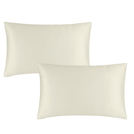Catherine Lansfield Silky Soft Satin Pillowcases - Silky Soft Satin Std Pc Pair Champagne