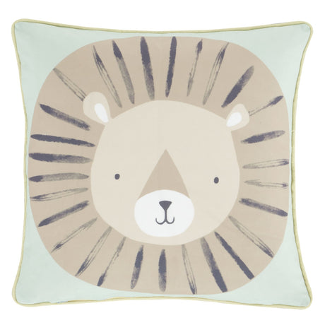 Catherine Lansfield Roarsome Animals Green Kids Filled Cushion - Roarsome Animals Cushion