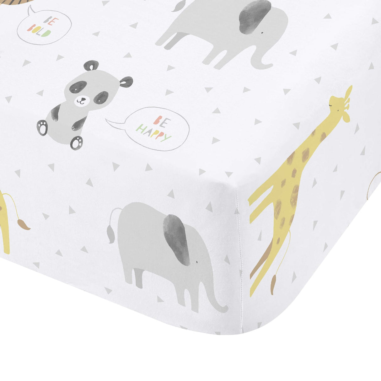 Catherine Lansfield Roar some Animals 25cm Deep Fitted Sheet - Roarsome Animals Fitted Sheet